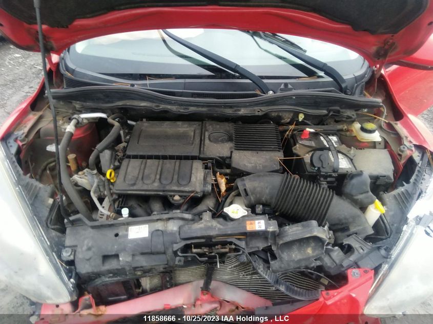 2012 Mazda Mazda2 Gx VIN: JM1DE1KY6C0143681 Lot: 11858666