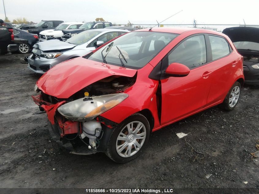 2012 Mazda Mazda2 Gx VIN: JM1DE1KY6C0143681 Lot: 11858666