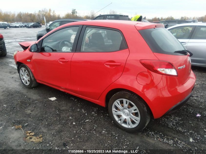 2012 Mazda Mazda2 Gx VIN: JM1DE1KY6C0143681 Lot: 11858666