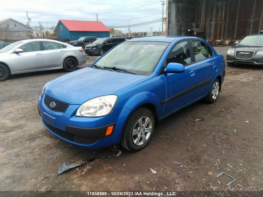 2009 Kia Rio Ex VIN: KNADE223696542636 Lot: 11858989