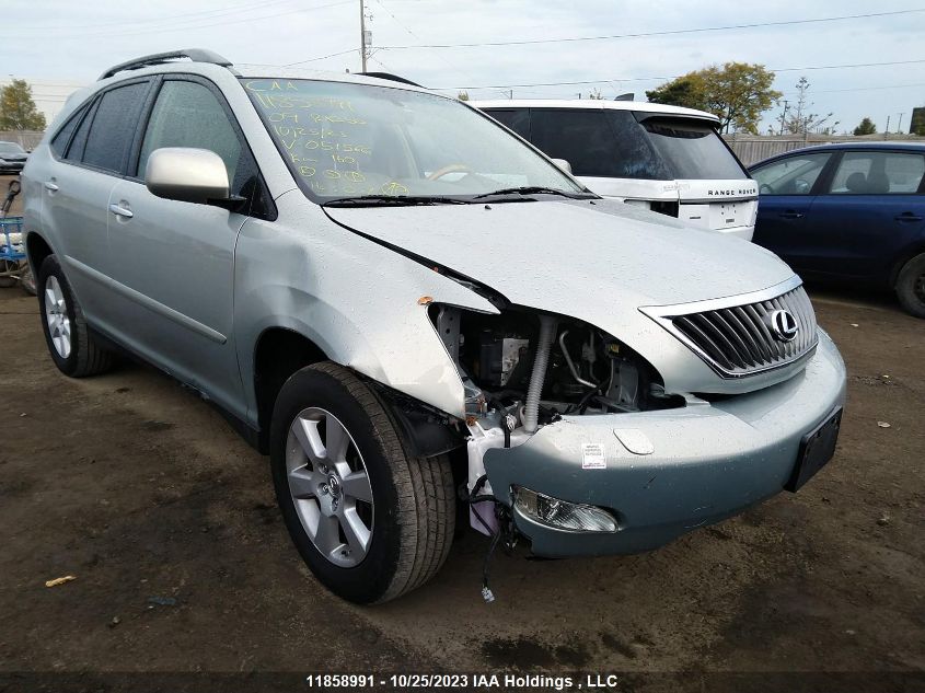 2009 Lexus Rx 350 VIN: JTJHK31U892051566 Lot: 11858991