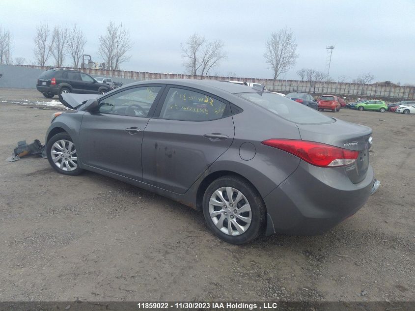 2012 Hyundai Elantra Gl VIN: 5NPDH4AE1CH069198 Lot: 11859022