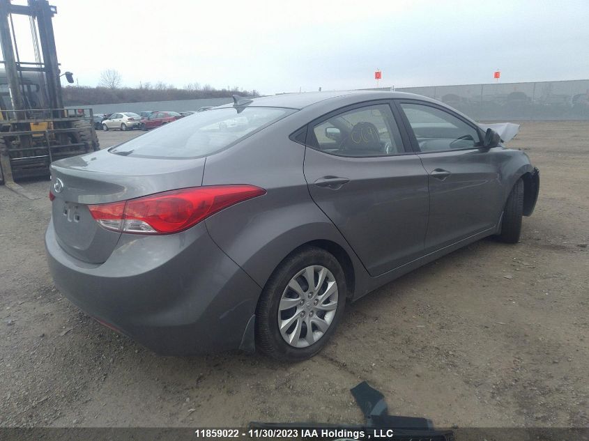 2012 Hyundai Elantra Gl VIN: 5NPDH4AE1CH069198 Lot: 11859022