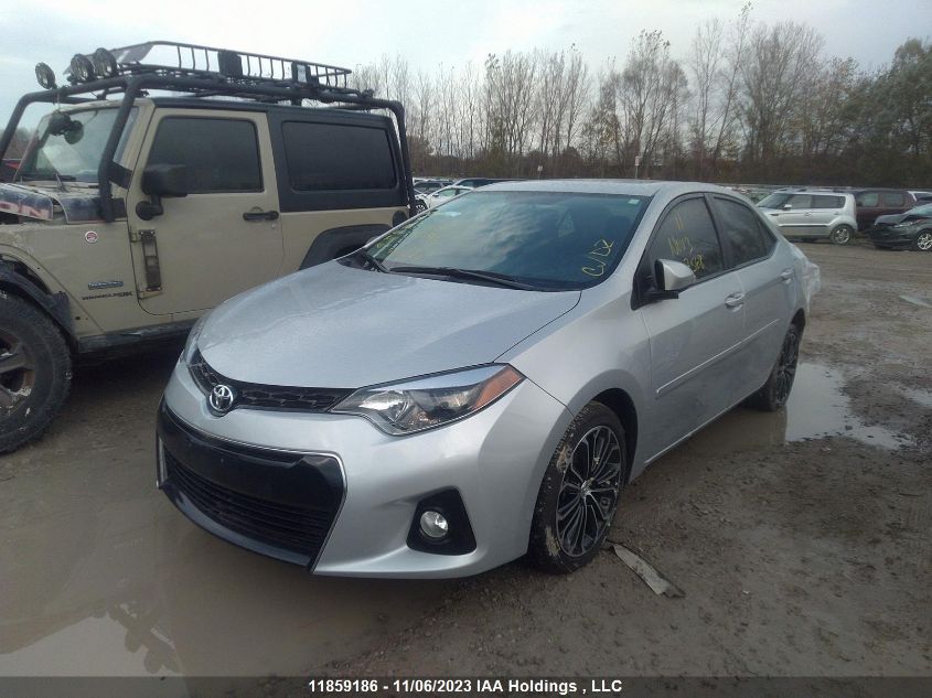 2016 Toyota Corolla Ce/S/Le VIN: 2T1BURHE2GC707568 Lot: 11859186