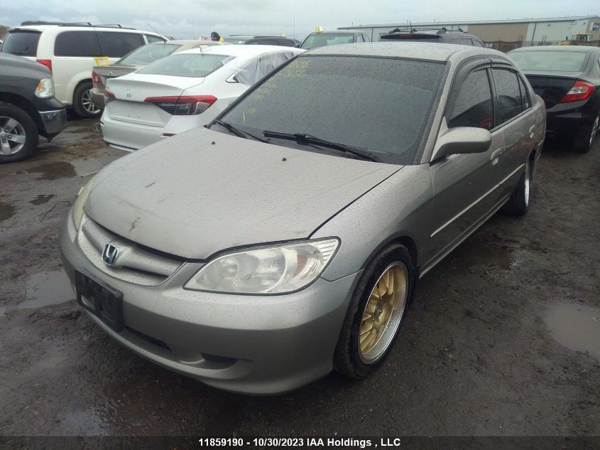 2004 Honda Civic VIN: 2HGES16684H902318 Lot: 11859190