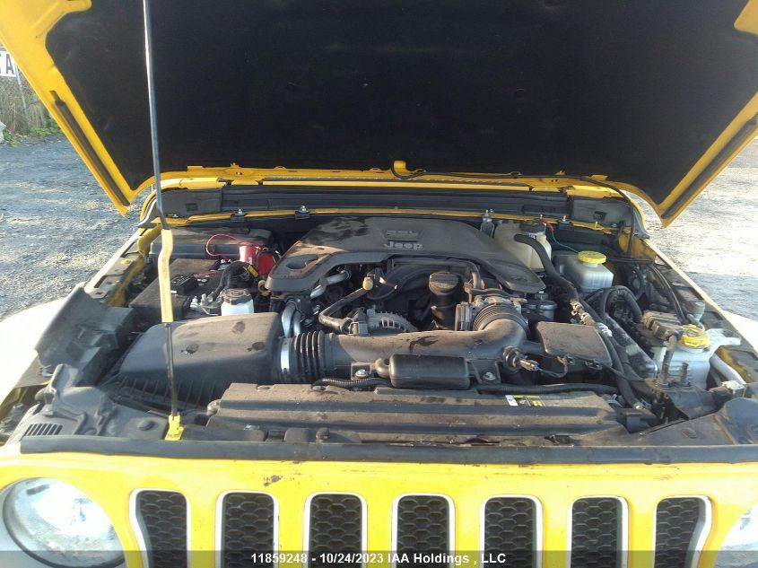 2019 Jeep Wrangler Unlimited Sahara VIN: 1C4HJXEG1KW656481 Lot: 11859248