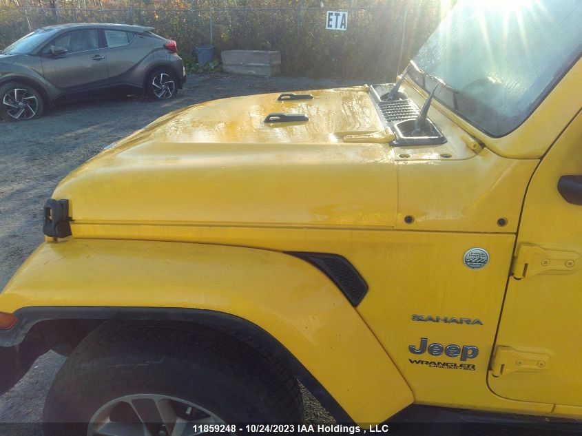 2019 Jeep Wrangler Unlimited Sahara VIN: 1C4HJXEG1KW656481 Lot: 11859248