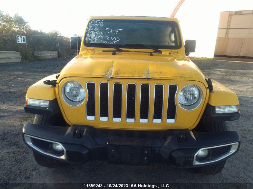 2019 Jeep Wrangler Unlimited Sahara VIN: 1C4HJXEG1KW656481 Lot: 11859248