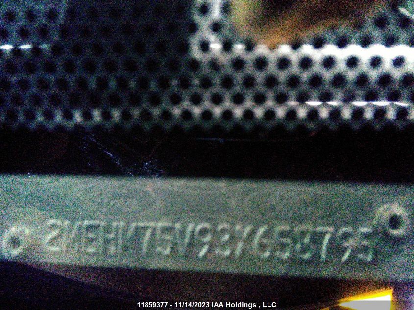 2003 Mercury Marauder VIN: 2MEHM75V93X658795 Lot: 11859377