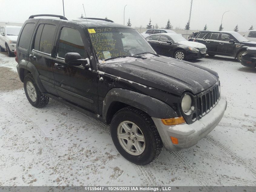 2007 Jeep Liberty Sport VIN: 1J4GL48K37W510444 Lot: 11859447