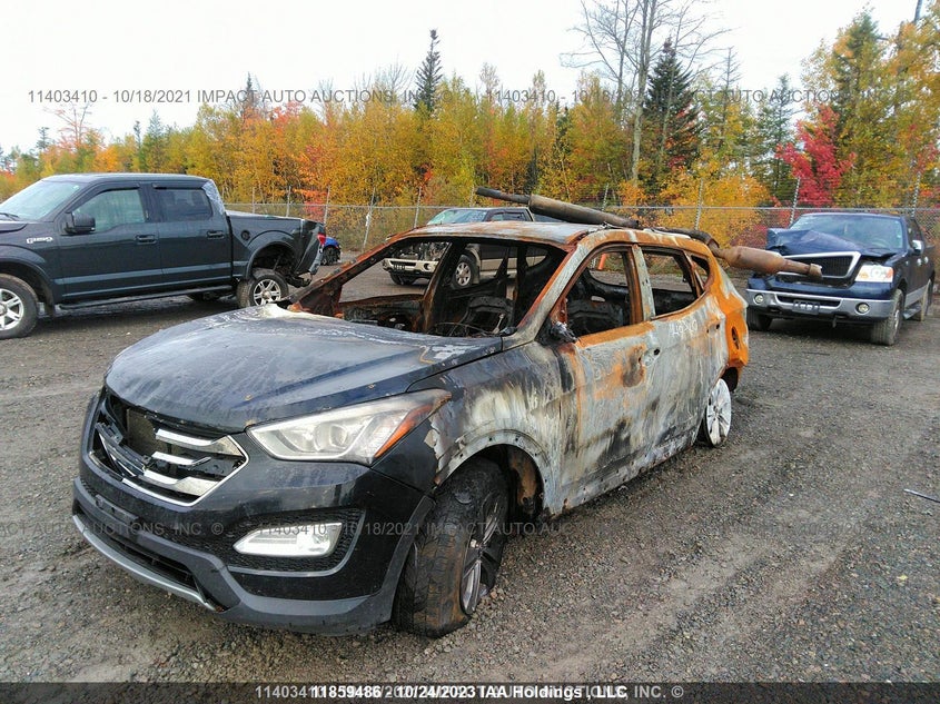 2013 Hyundai Santa Fe Premium VIN: 5XYZUDLA6DG010216 Lot: 11859486