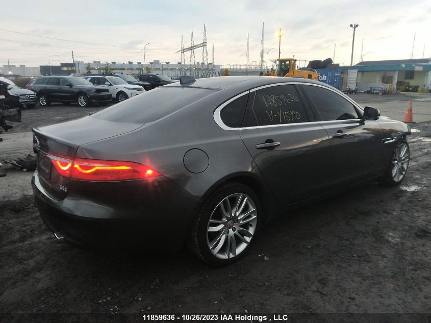 2016 Jaguar Xf Prestige VIN: SAJBK4BV9GCY15990 Lot: 11859636