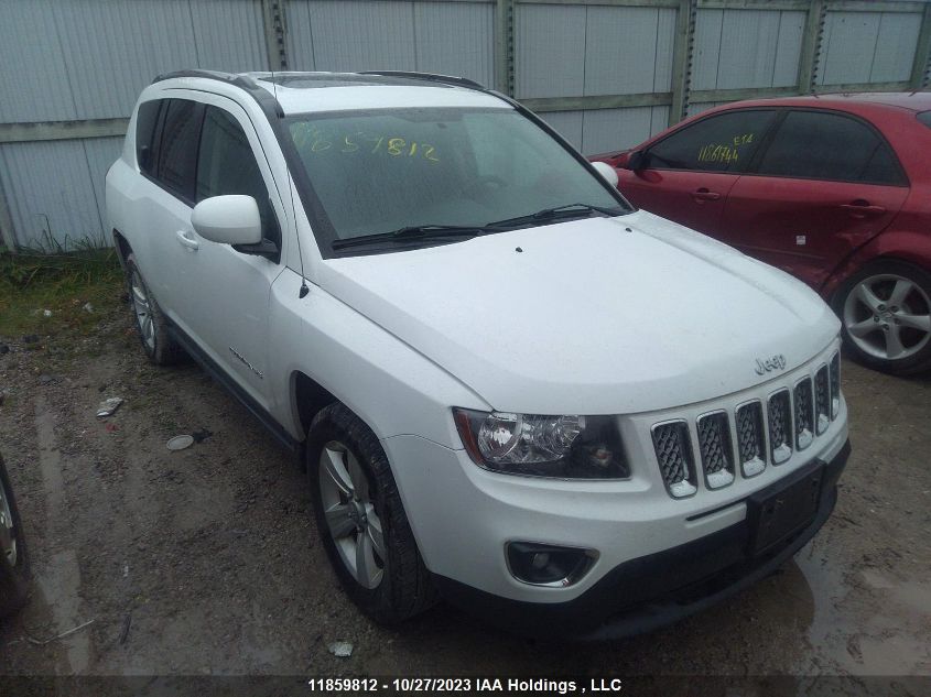 2016 Jeep Compass High Altitude VIN: 1C4NJDAB6GD771009 Lot: 11859812