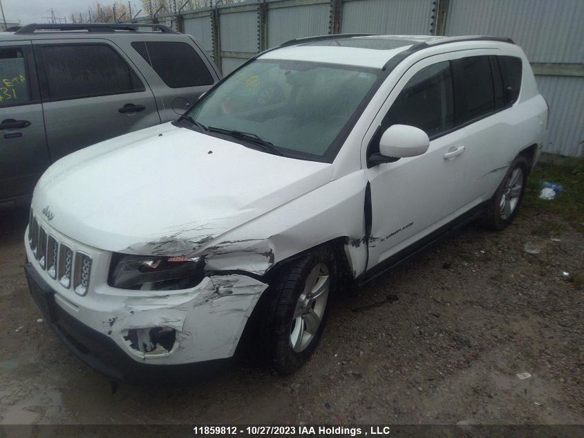 2016 Jeep Compass High Altitude VIN: 1C4NJDAB6GD771009 Lot: 11859812