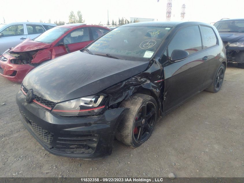 2015 Volkswagen Golf Gti Performance VIN: 3VWY47AU6FM082854 Lot: 11832358X