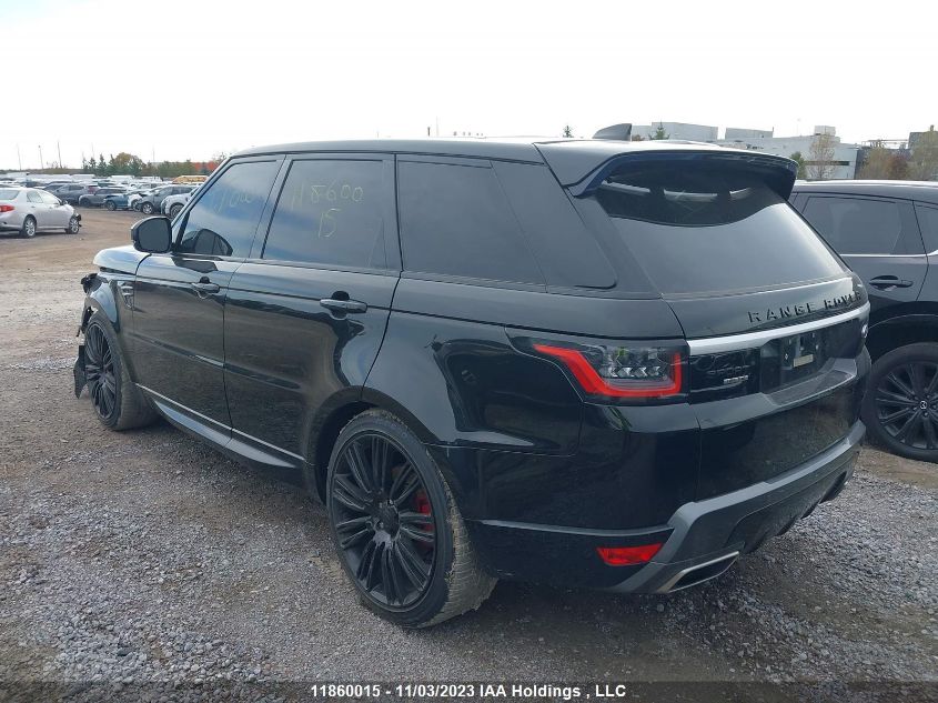 2019 Land Rover Range Rover Sport Hse VIN: SALWR2RK7KA864615 Lot: 39227535