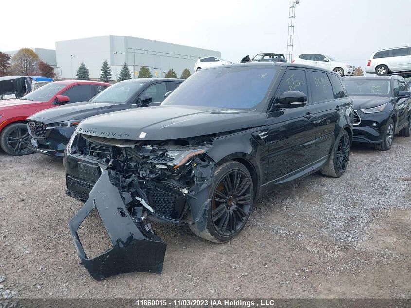 2019 Land Rover Range Rover Sport Hse VIN: SALWR2RK7KA864615 Lot: 39227535