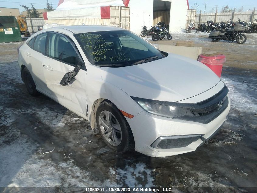 2019 Honda Civic Sedan Lx VIN: 2HGFC2F59KH003690 Lot: 11860201