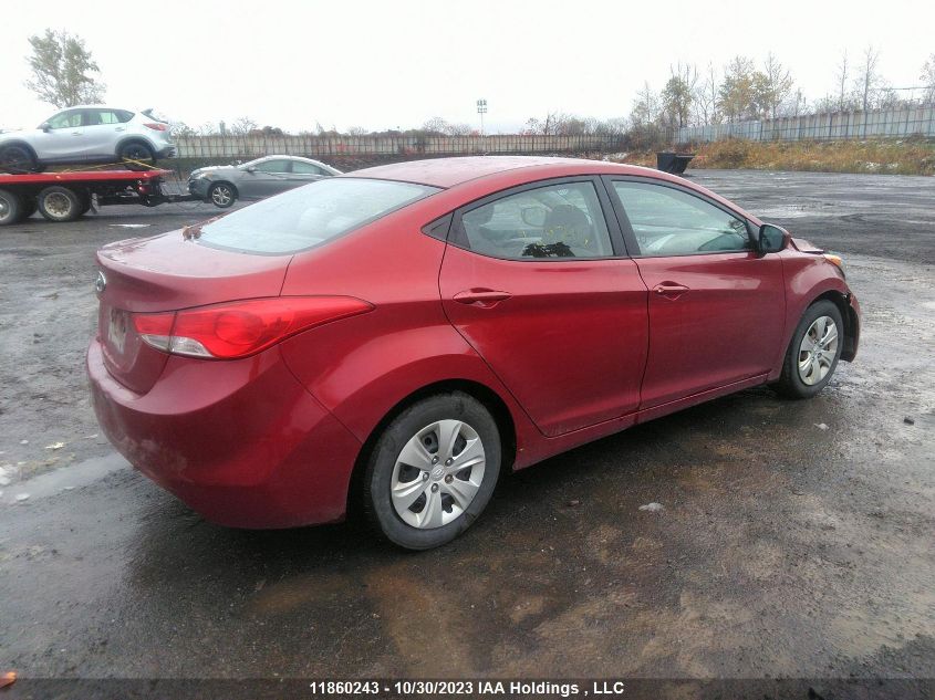 2013 Hyundai Elantra L VIN: 5NPDH4AE1DH429796 Lot: 11860243