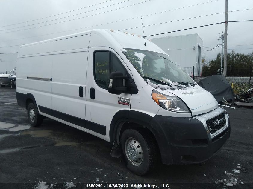 2020 Ram Promaster Cargo Van VIN: 3C6URVJG0LE131531 Lot: 11860250