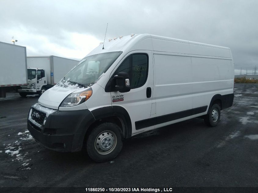 2020 Ram Promaster Cargo Van VIN: 3C6URVJG0LE131531 Lot: 11860250