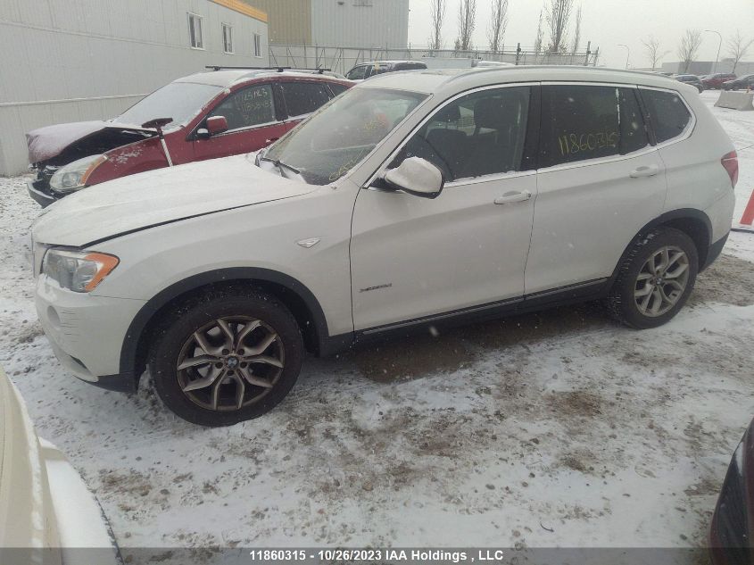 2013 BMW X3 28I VIN: 5UXWX9C53D0D06621 Lot: 11860315