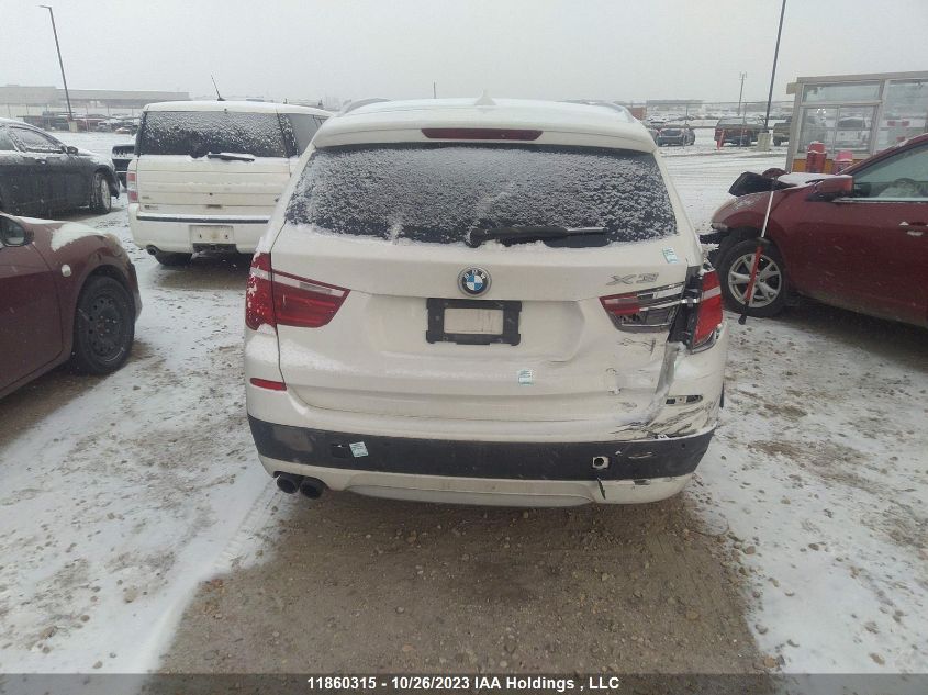 2013 BMW X3 28I VIN: 5UXWX9C53D0D06621 Lot: 11860315