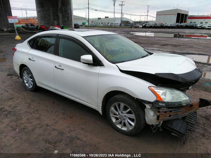 2013 Nissan Sentra S/Sv VIN: 3N1AB7AP5DL754574 Lot: 11860586