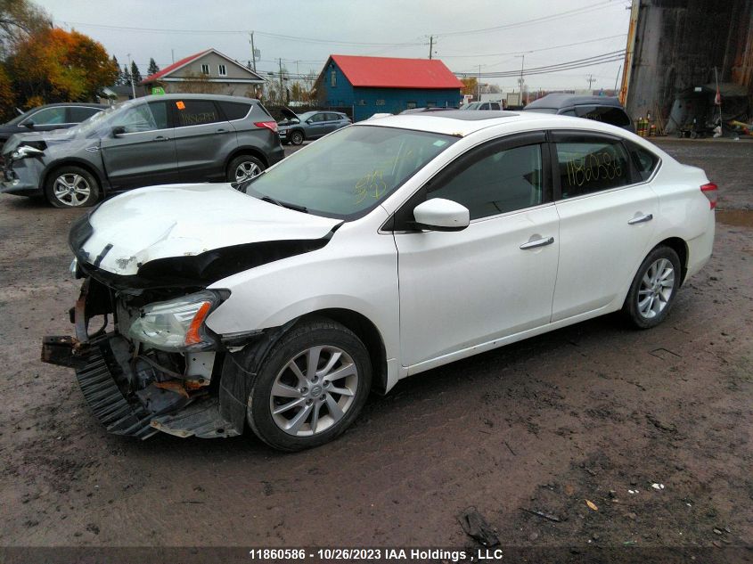 2013 Nissan Sentra S/Sv VIN: 3N1AB7AP5DL754574 Lot: 11860586