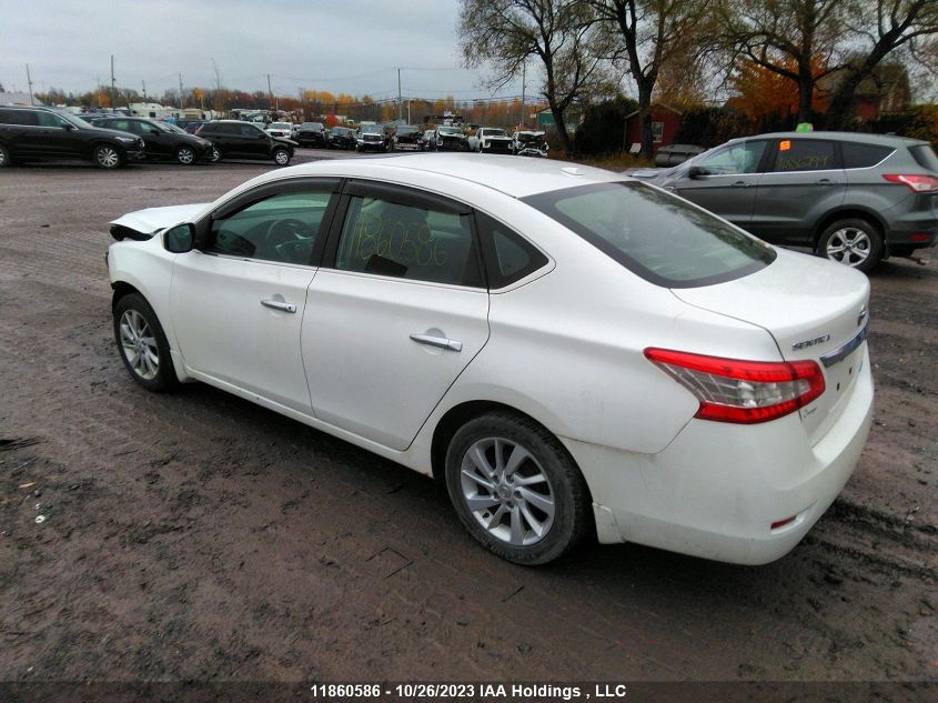 2013 Nissan Sentra S/Sv VIN: 3N1AB7AP5DL754574 Lot: 11860586