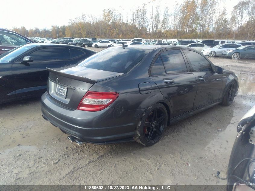 2010 Mercedes-Benz C-Class C 63 VIN: WDDGF7HB8AF396937 Lot: 11860603