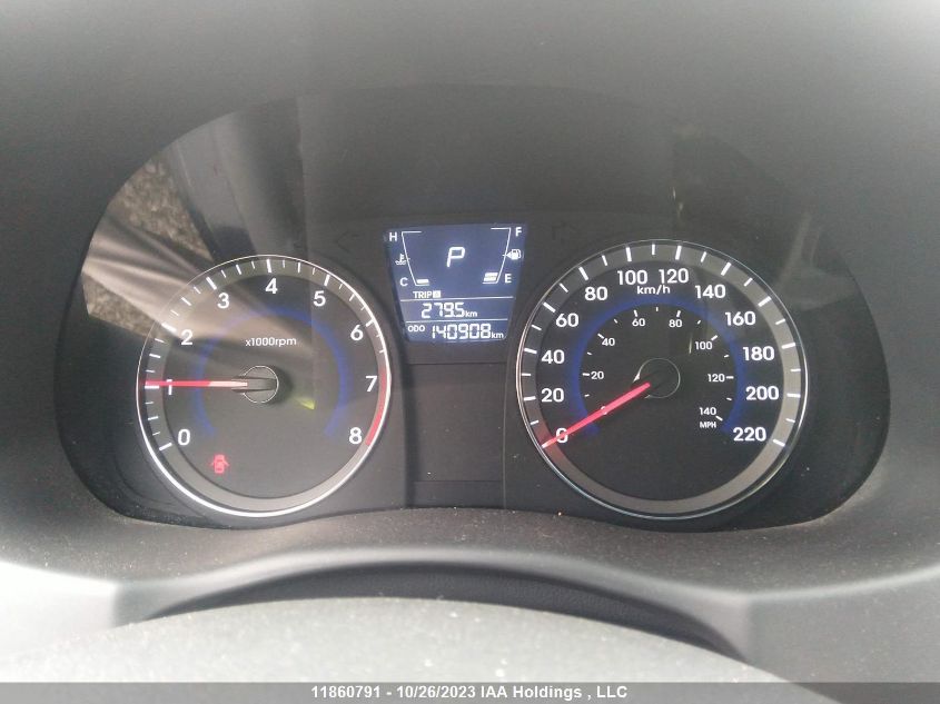 2013 Hyundai Accent Gl VIN: KMHCT4AE8DU554452 Lot: 11860791