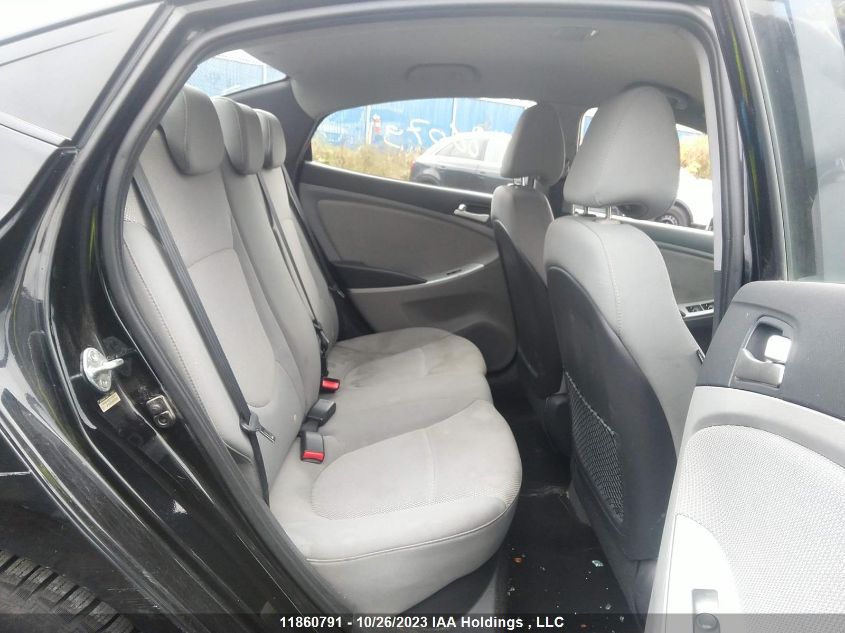 2013 Hyundai Accent Gl VIN: KMHCT4AE8DU554452 Lot: 11860791