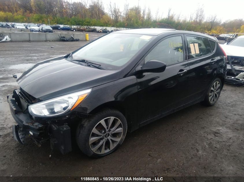 2017 Hyundai Accent Se VIN: KMHCT5AE3HU324281 Lot: 11860845