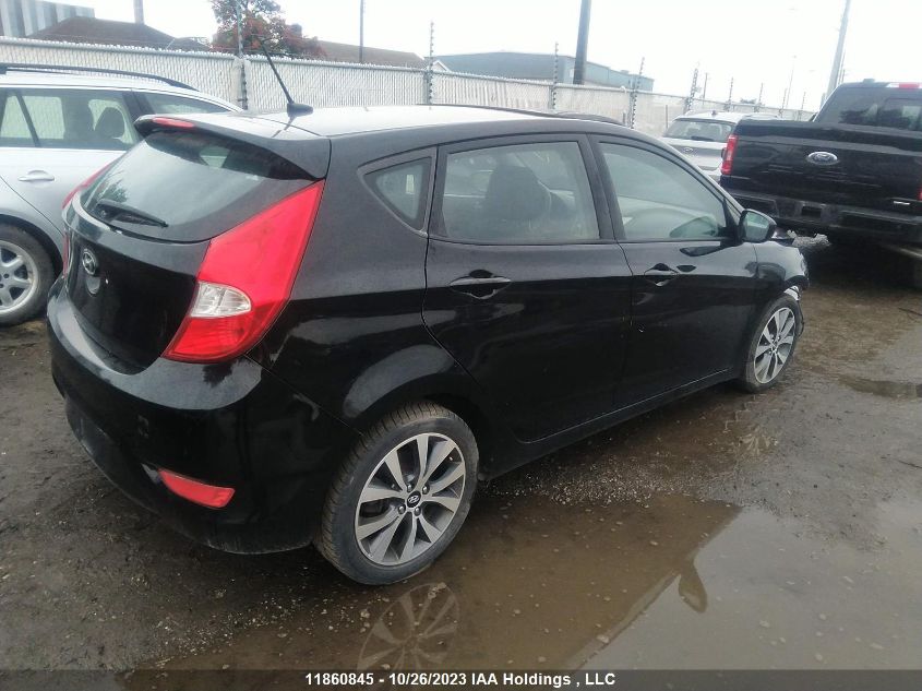 2017 Hyundai Accent Se VIN: KMHCT5AE3HU324281 Lot: 11860845