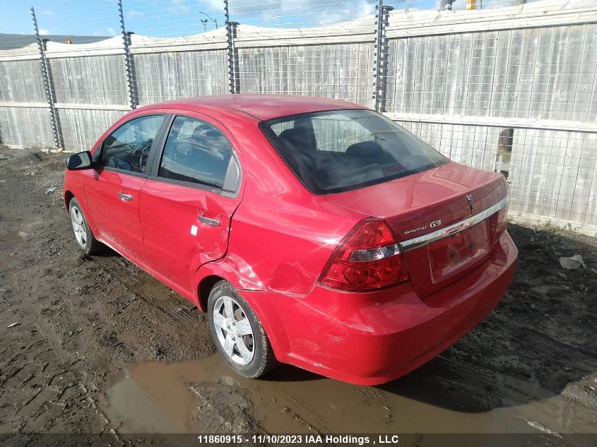 2010 Pontiac G3 VIN: 3G2TB5DE6AL108562 Lot: 11860915