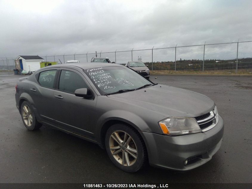 2012 Dodge Avenger Sxt VIN: 1C3CDZCBXCN224679 Lot: 11861463