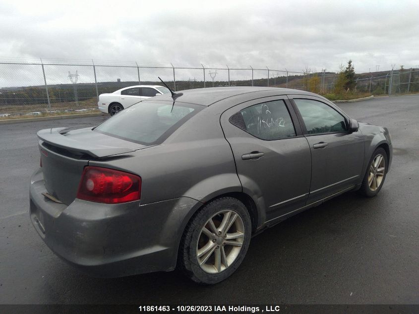 2012 Dodge Avenger Sxt VIN: 1C3CDZCBXCN224679 Lot: 11861463