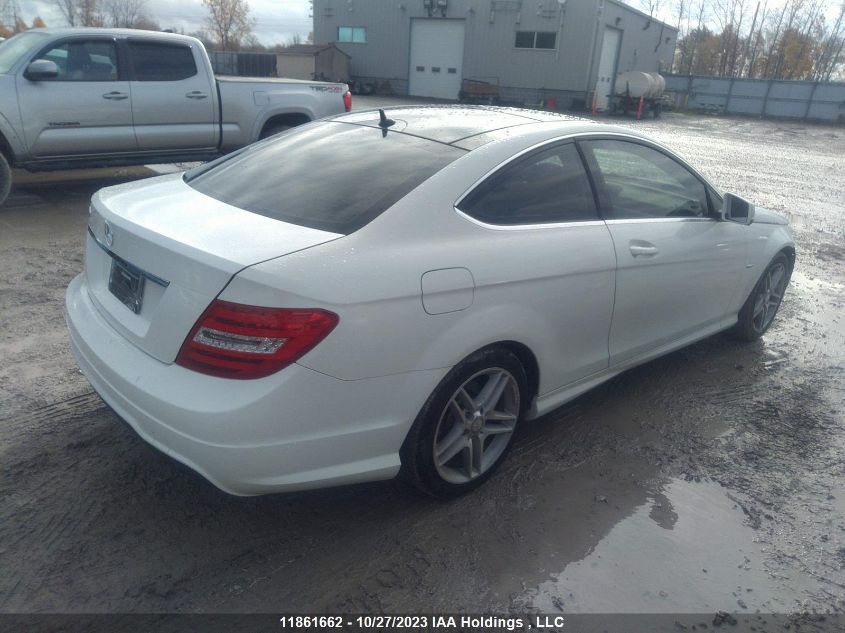 2012 Mercedes-Benz C-Class C 250 VIN: WDDGJ4HB9CF920564 Lot: 11861662