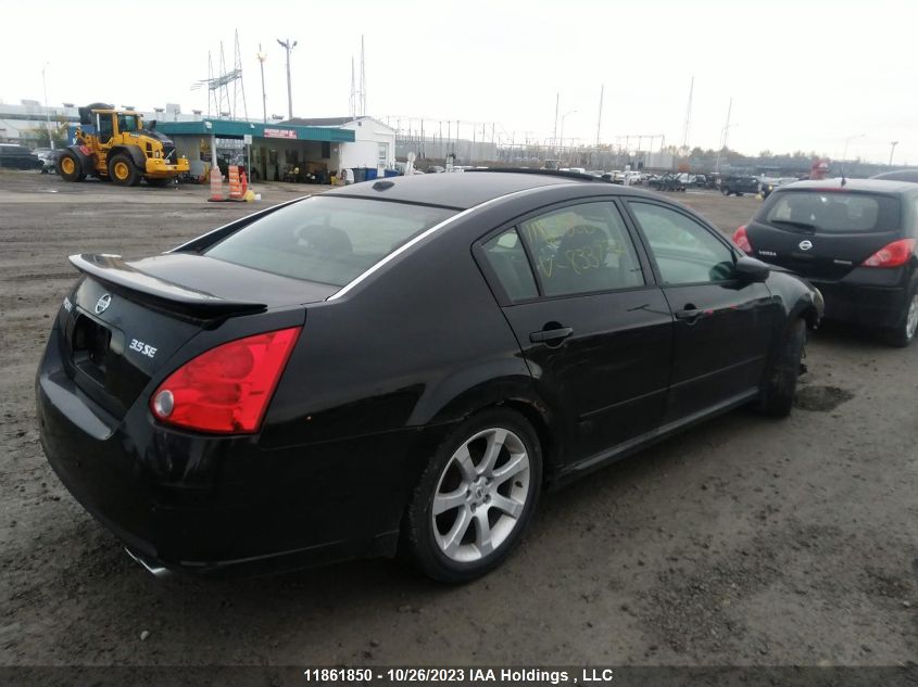 2008 Nissan Maxima VIN: 1N4BA41E48C833937 Lot: 11861850