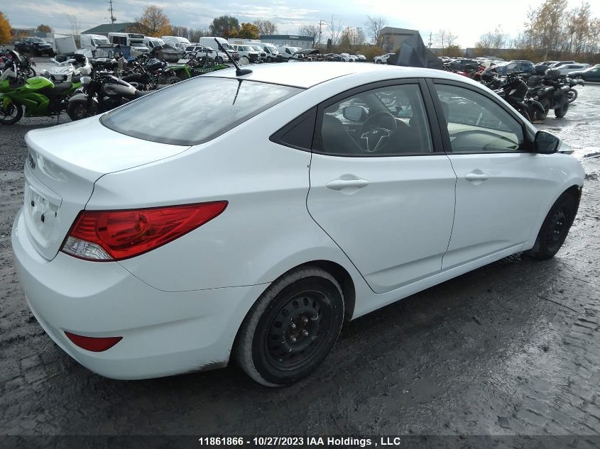 2013 Hyundai Accent Gl VIN: KMHCT4AE9DU437818 Lot: 11861866