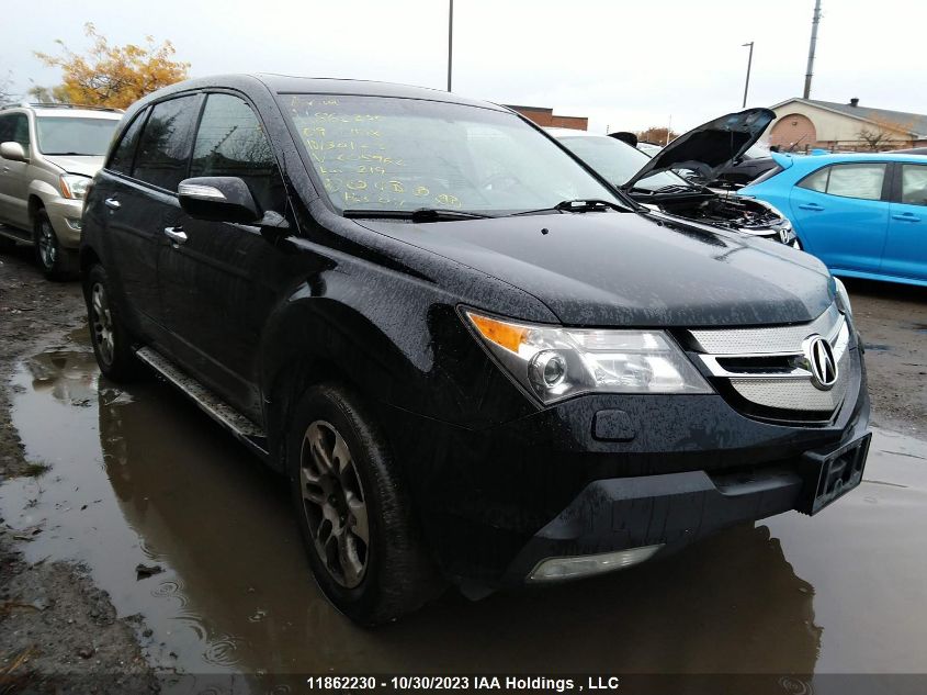 2009 Acura Mdx Tech Pkg VIN: 2HNYD28669H005962 Lot: 11862230