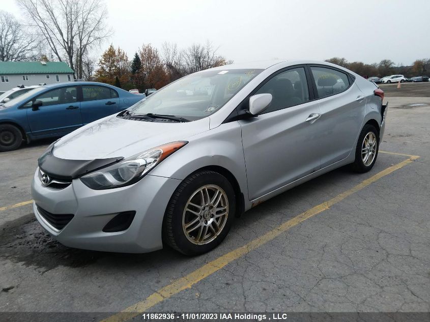 2013 Hyundai Elantra Gl VIN: 5NPDH4AE0DH189723 Lot: 11862936