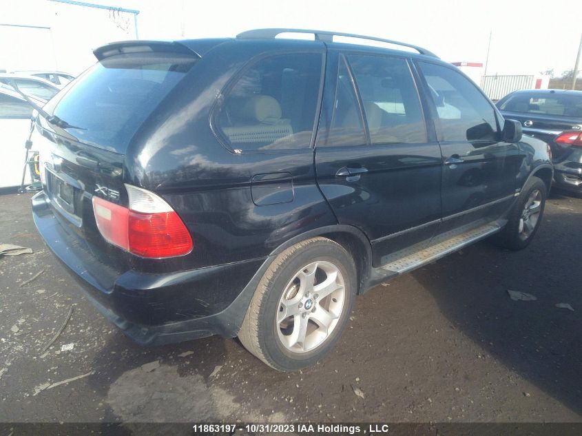 2004 BMW X5 3.0I VIN: 5UXFA13564LU20613 Lot: 11863197