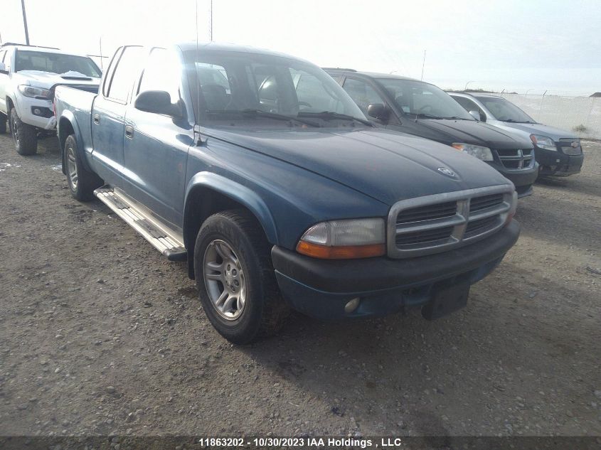 2004 Dodge Dakota Sport VIN: 1D7HL38K04S521396 Lot: 11863202