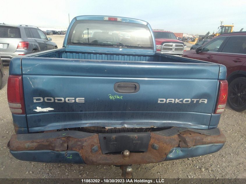 2004 Dodge Dakota Sport VIN: 1D7HL38K04S521396 Lot: 11863202