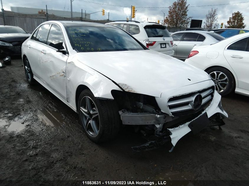 2018 Mercedes-Benz E-Class E 400 VIN: WDDZF6GB2JA324892 Lot: 11863631