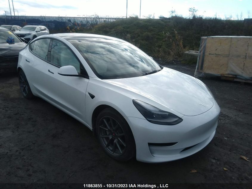 2022 Tesla Model 3 VIN: 5YJ3E1EA3NF205486 Lot: 39227521