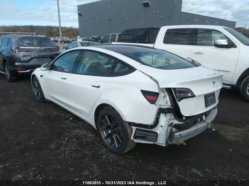 2022 Tesla Model 3 VIN: 5YJ3E1EA3NF205486 Lot: 39227521