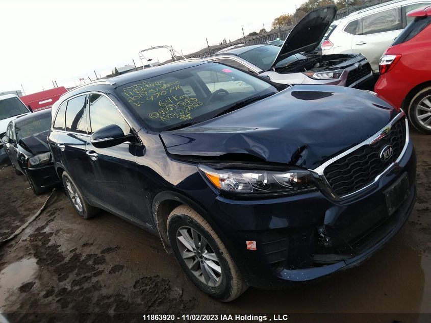 2019 Kia Sorento Lx VIN: 5XYPGDA30KG470746 Lot: 11863920